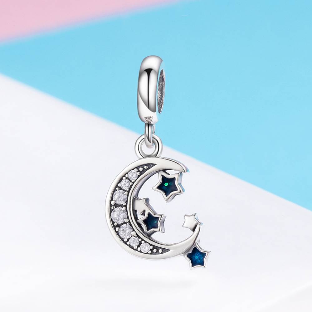 Talisman din Argint Moon and Stars