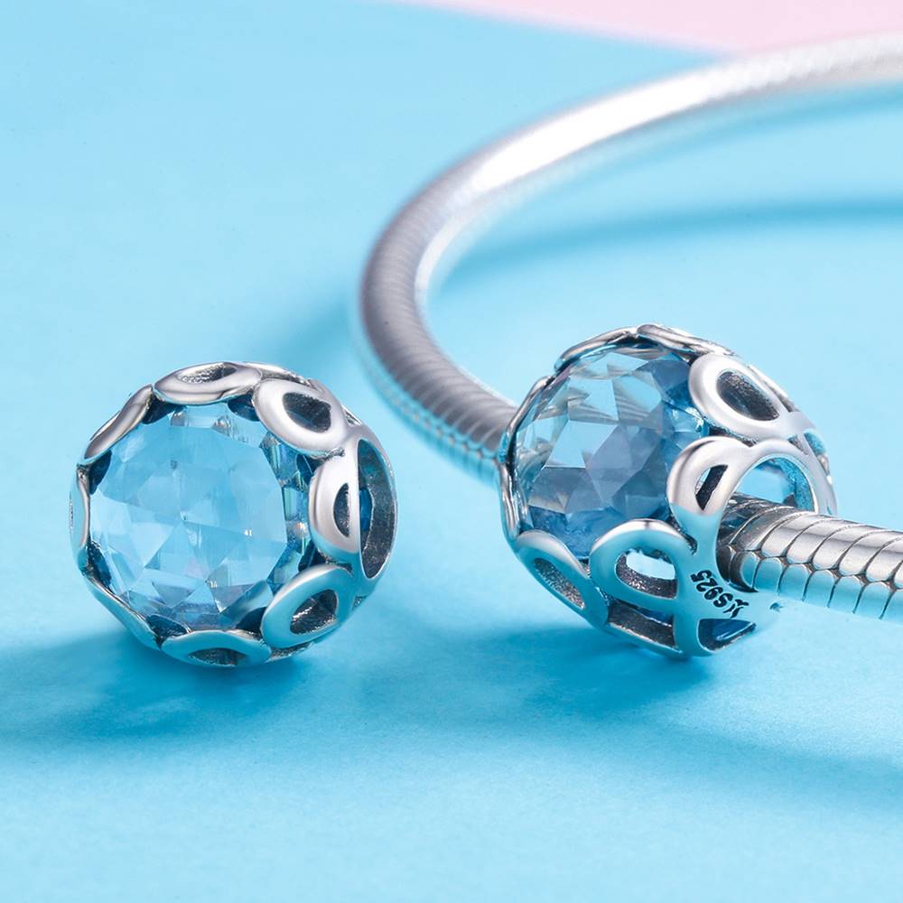Talisman din Argint Blue Diamond