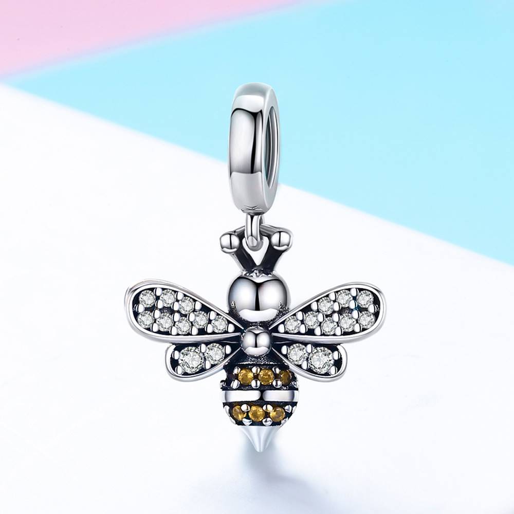 Talisman din Argint Diamond Bee