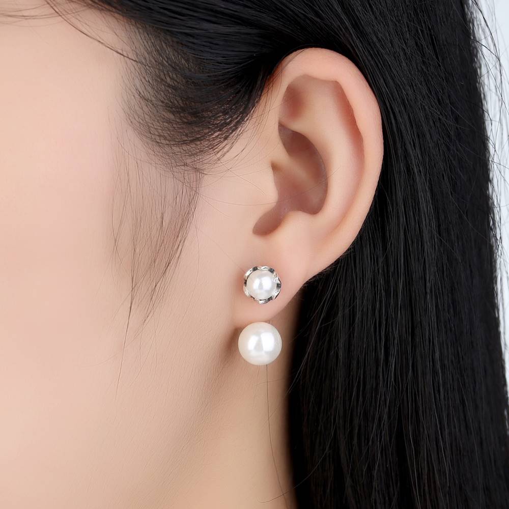 Cercei din Argint Graceful Pearl