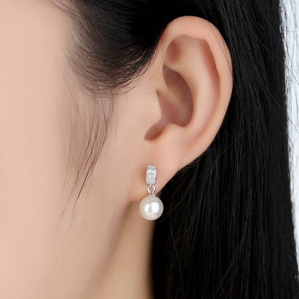 Cercei din Argint Stunning Pearl
