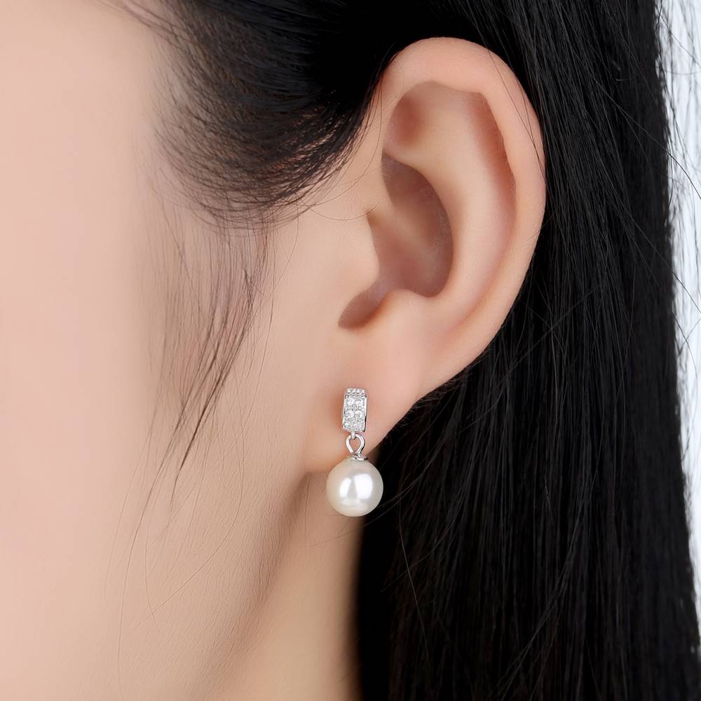 Cercei din Argint Stunning Pearl