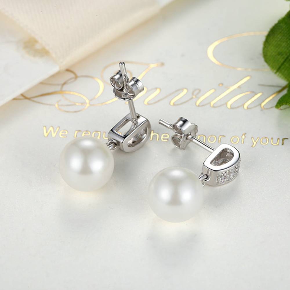 Cercei din Argint Stunning Pearl