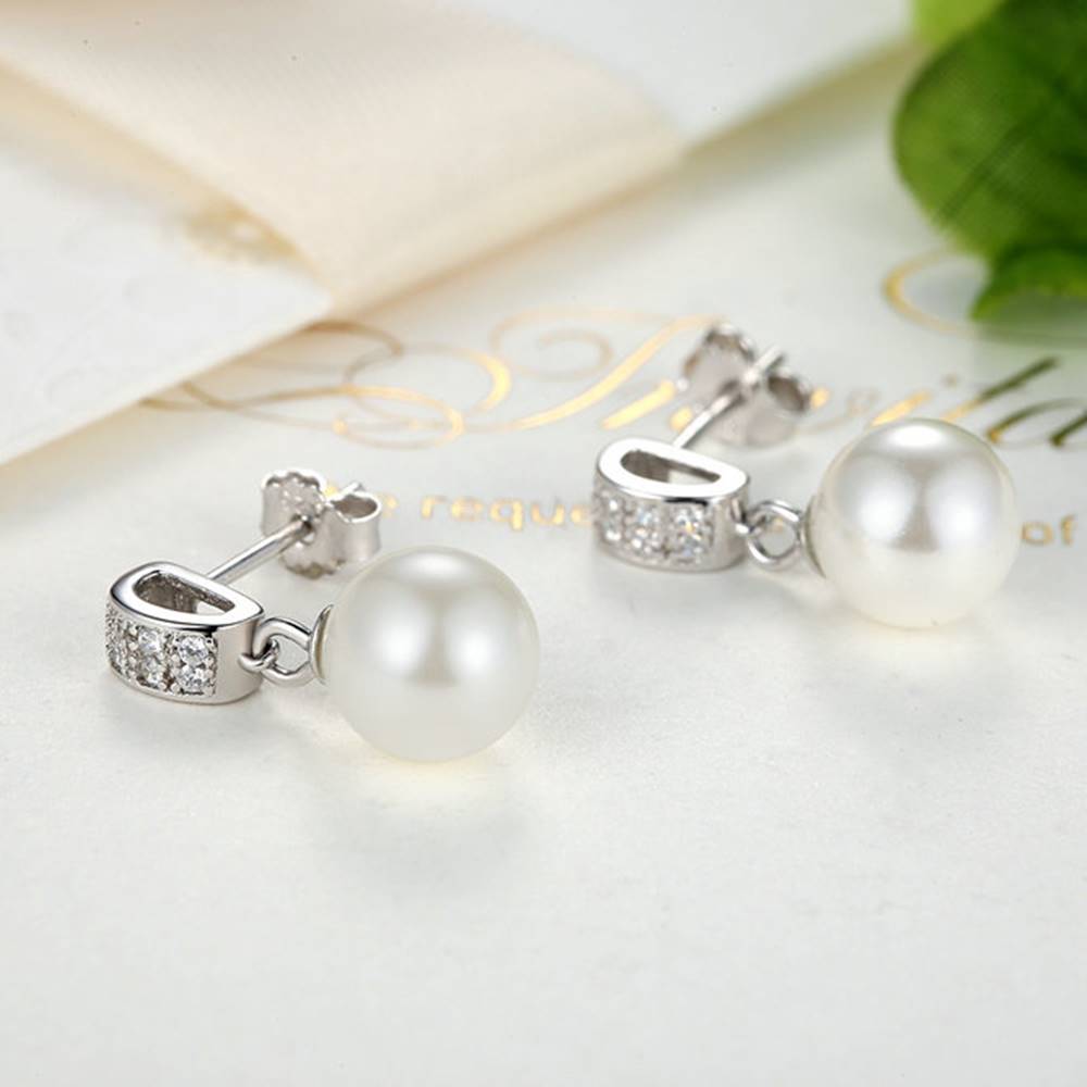 Cercei din Argint Stunning Pearl