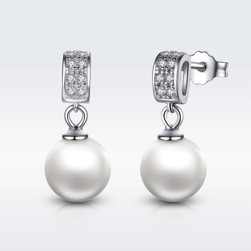 Cercei din Argint Stunning Pearl