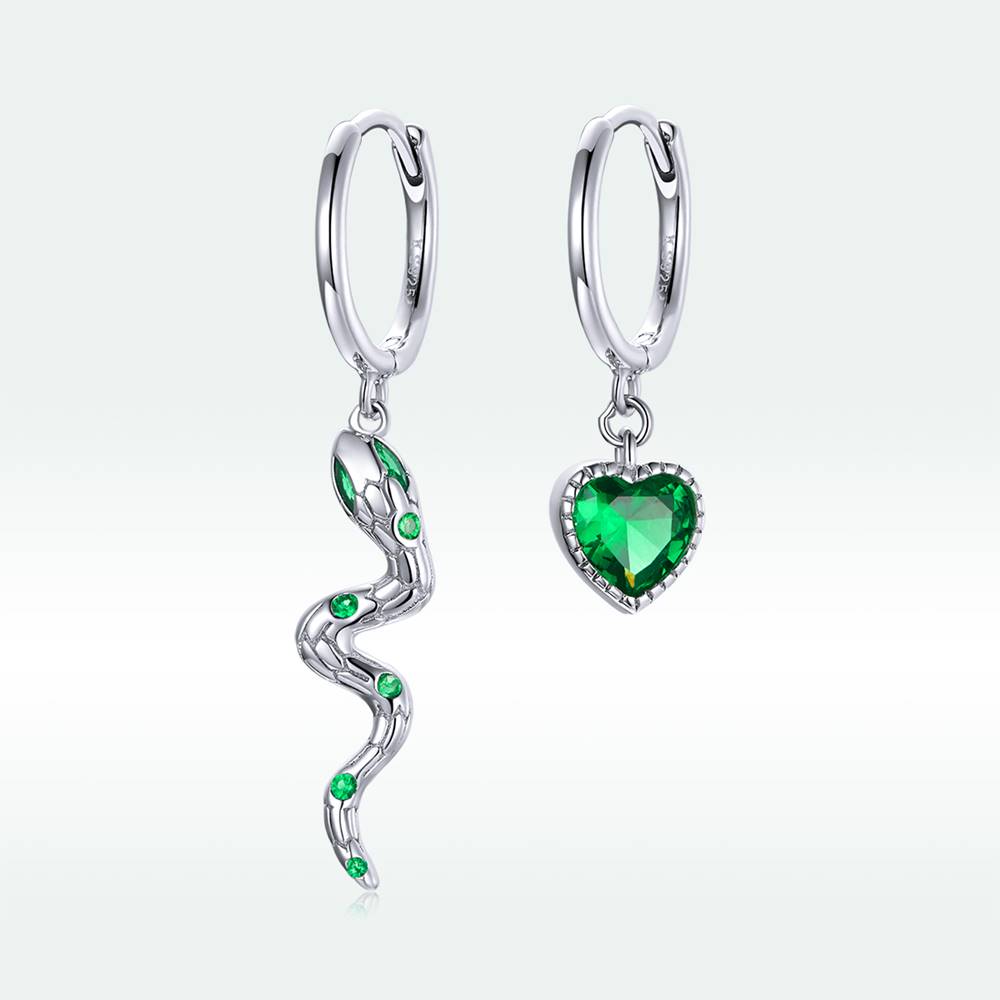 Cercei din Argint Love of the Snake