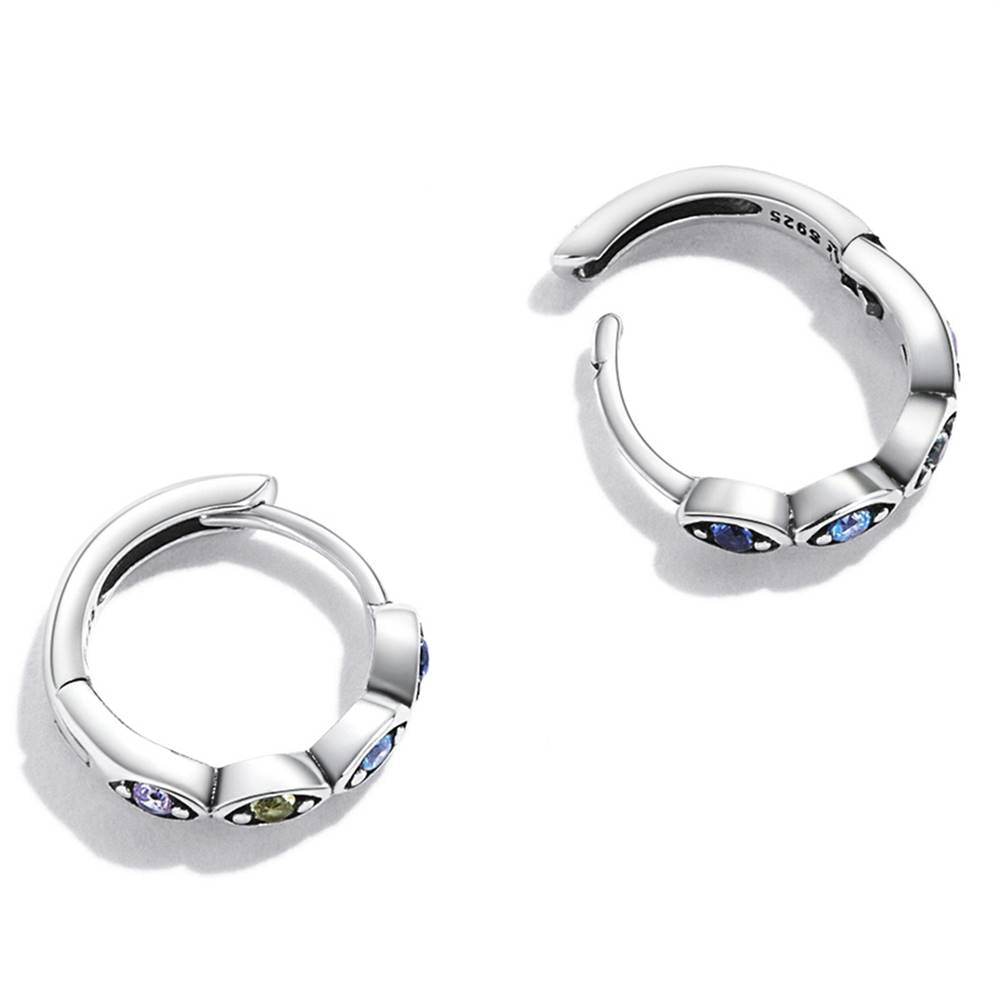 Cercei din Argint Devil Eye Ear Buckle