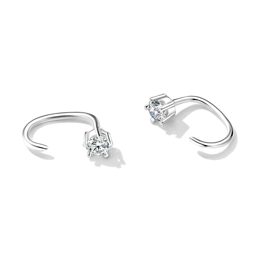Cercei din Argint Sparkling Diamond
