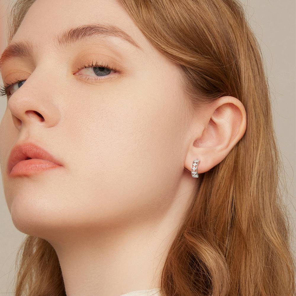 Cercei din Argint Grace Diamonds