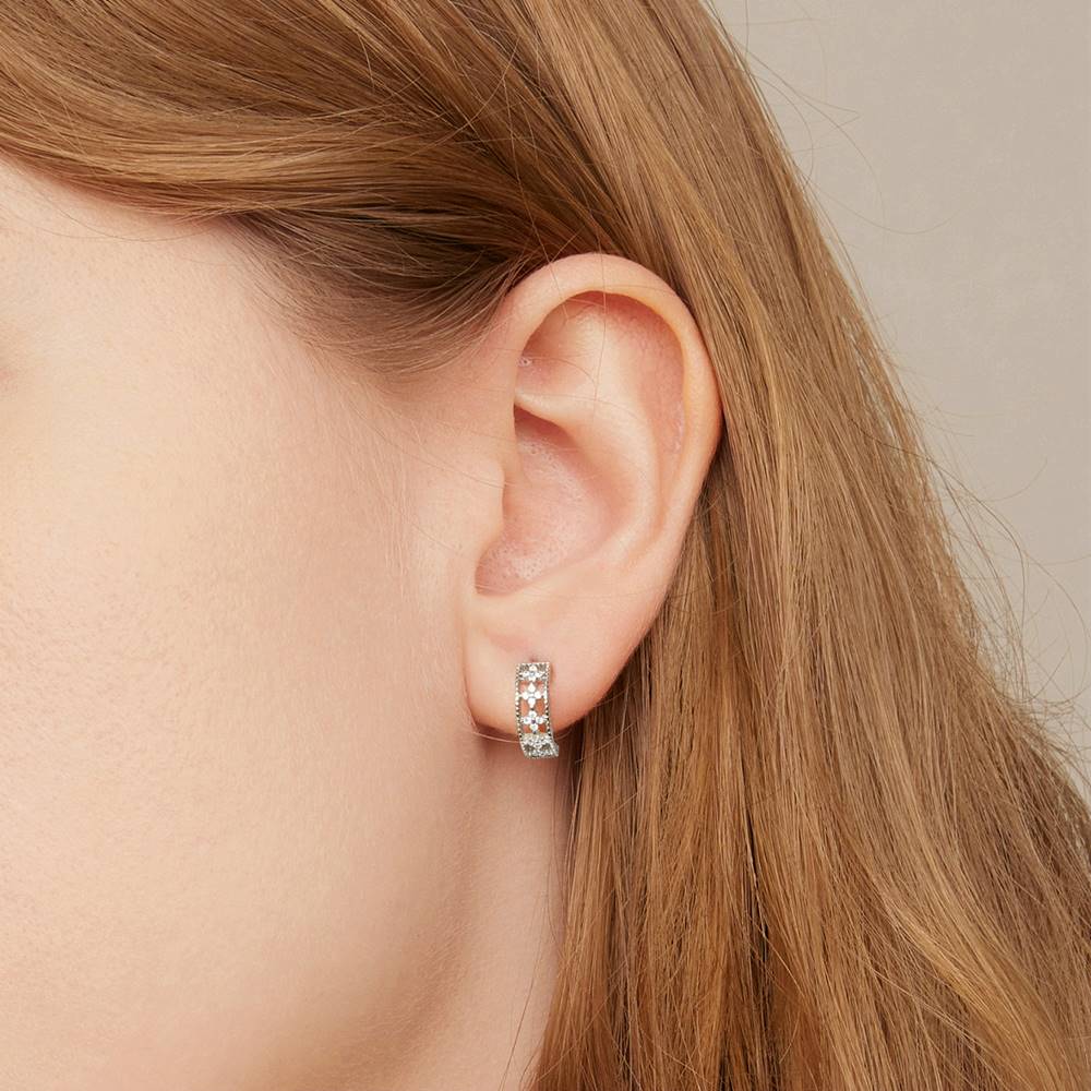 Cercei din Argint Grace Diamonds