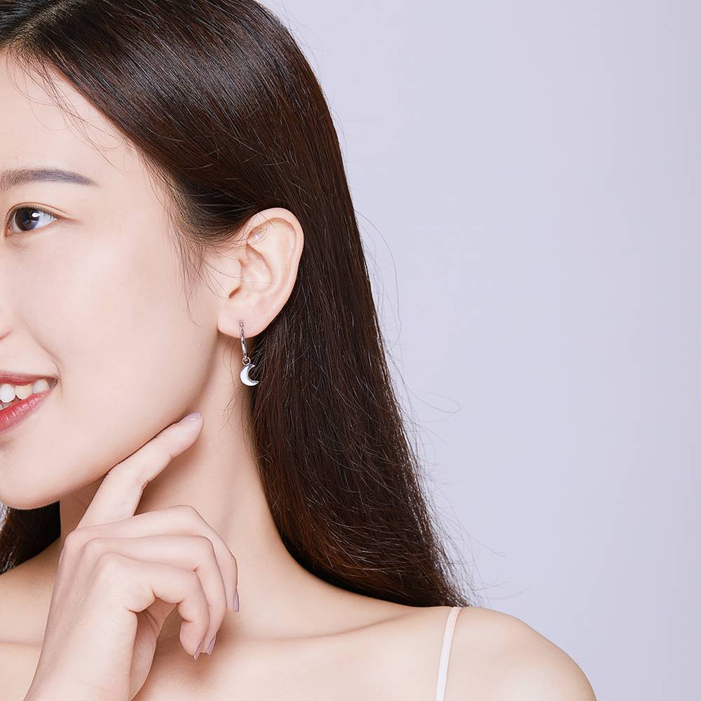 Cercei din Argint Fantasy Star and Moon