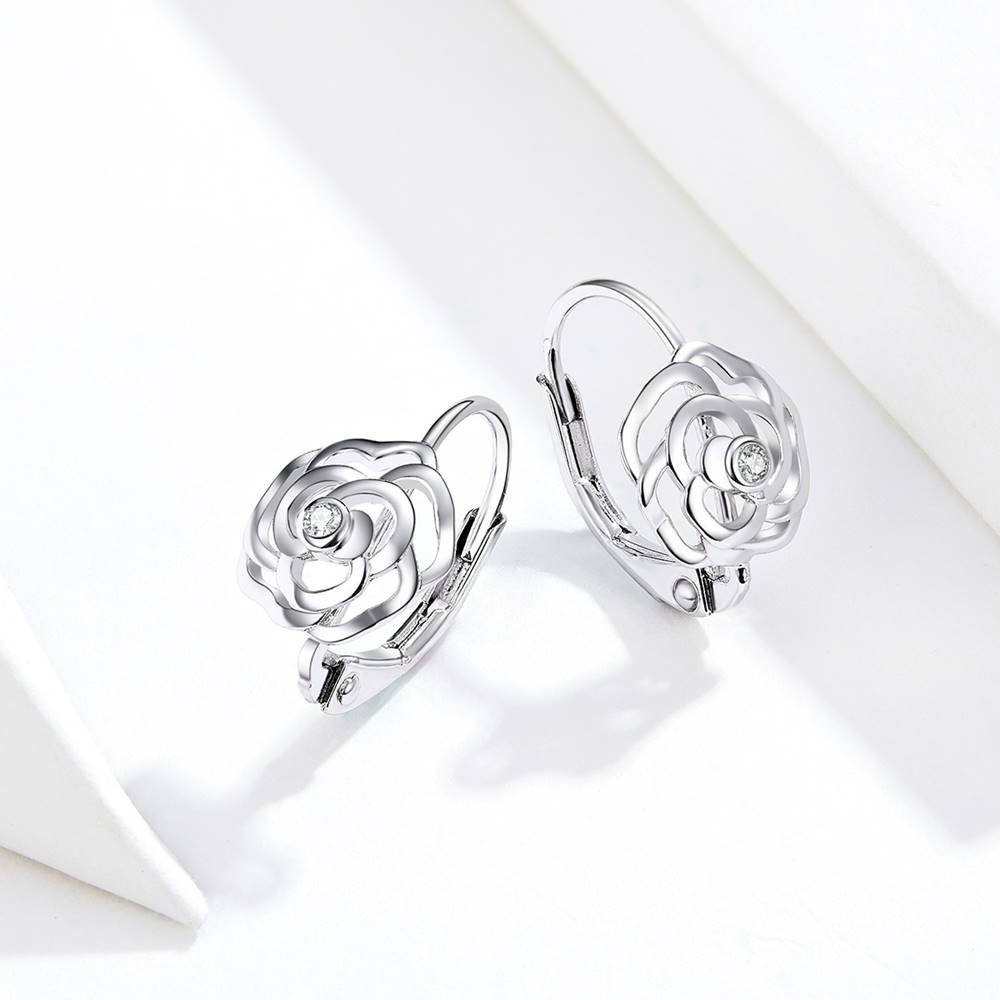 Cercei din Argint The Rose