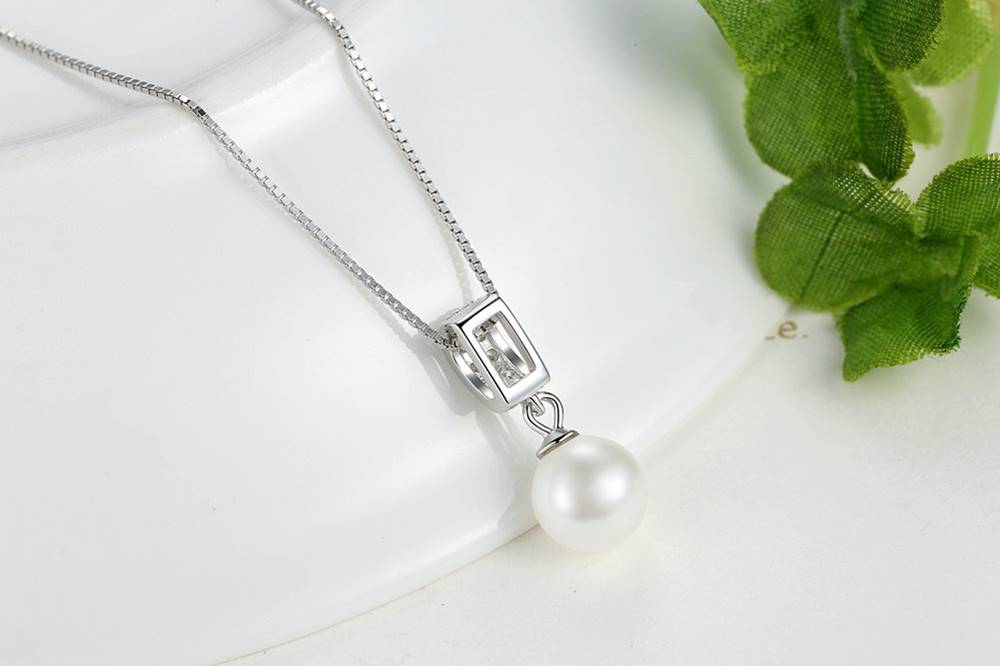 Colier din Argint Stunning Pearl