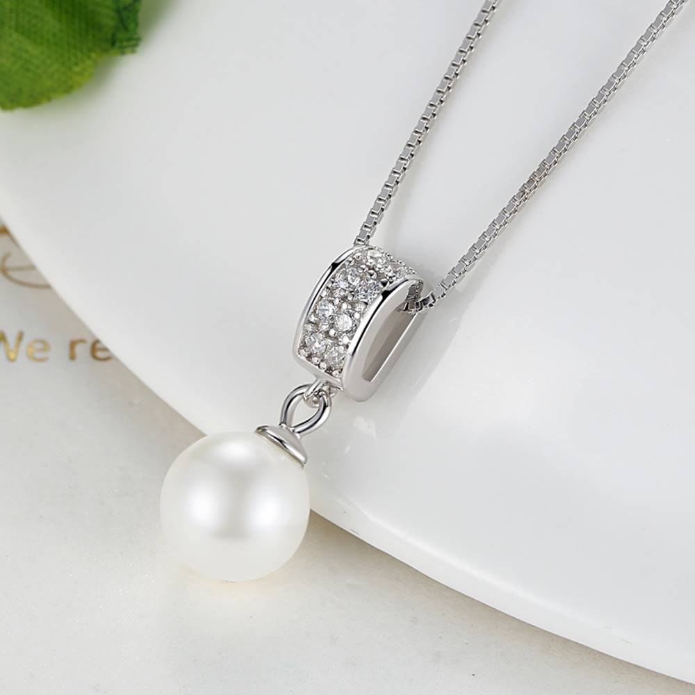 Colier din Argint Stunning Pearl