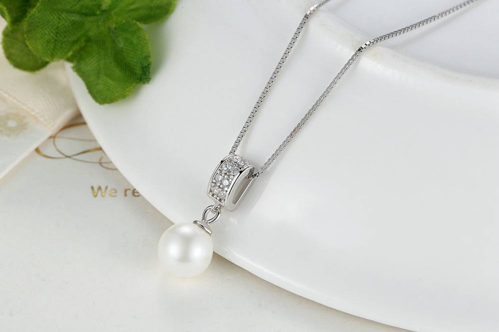 Colier din Argint Stunning Pearl