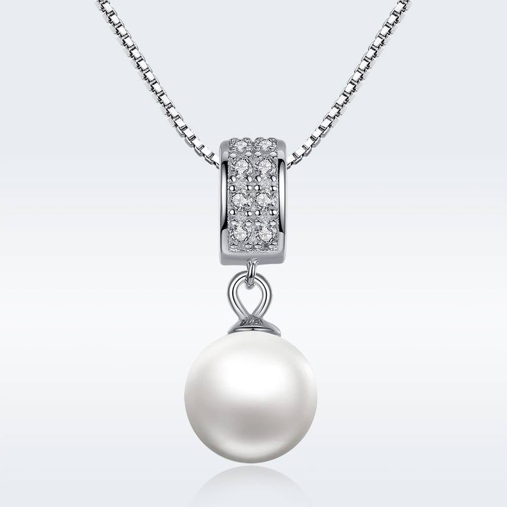 Colier din Argint Stunning Pearl