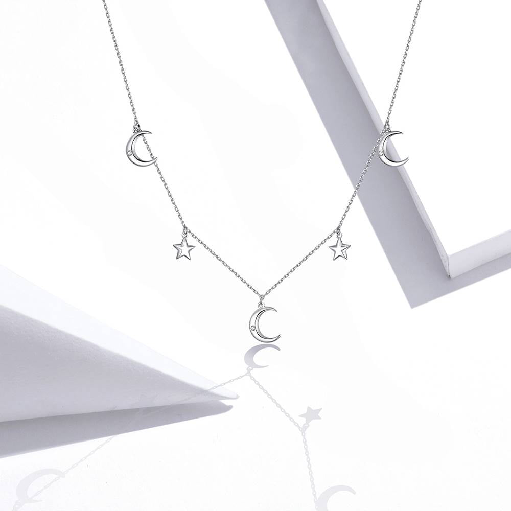 Colier din Argint Starry Moon