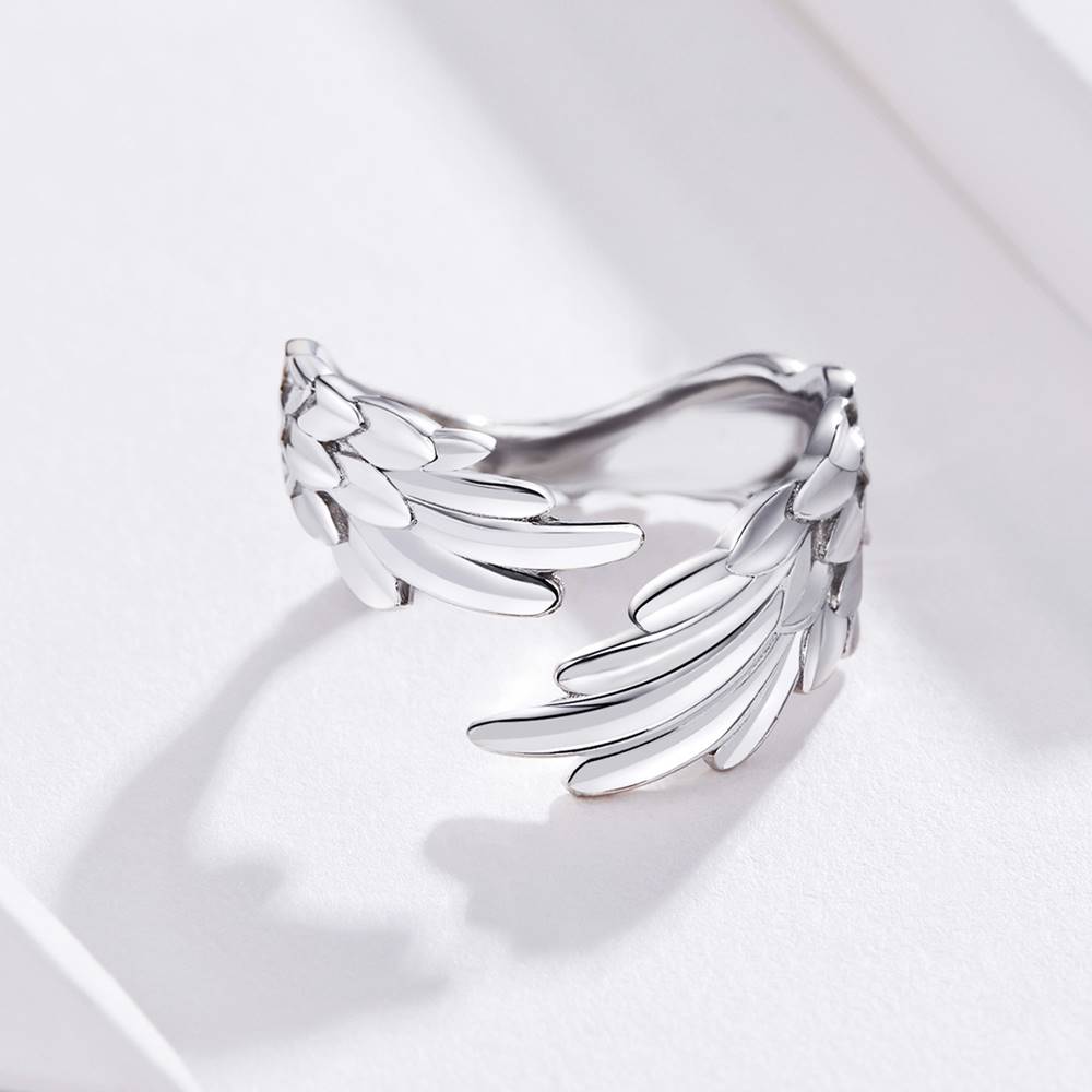 Inel reglabil din Argint Divine Wings