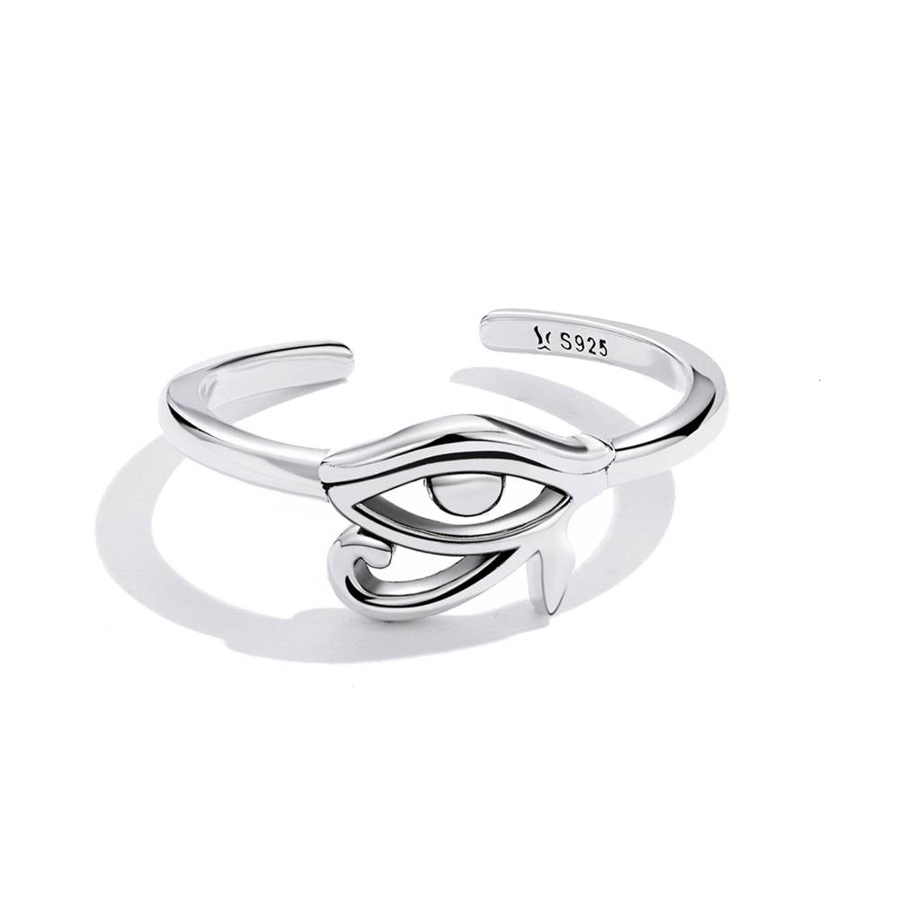 Inel reglabil din Argint Eye of Horus