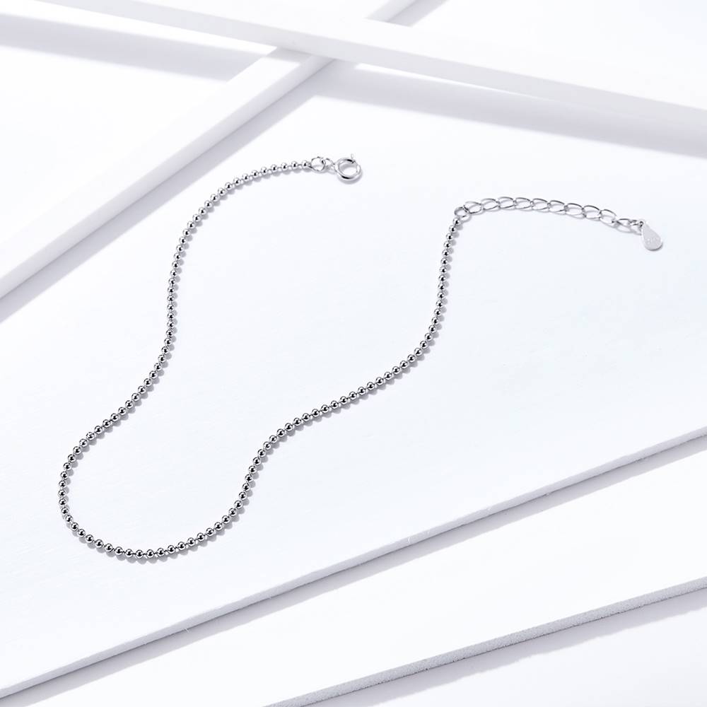 Bratara de picior din Argint cu bilute Elegant Beads