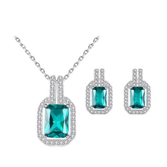 Set din Argint Diamond Emerald