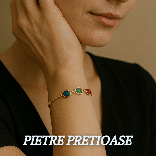 bratari din argint cu pietre pretioase si semipretioase pentru femei cesini