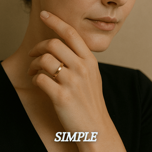 inele din argint simple fara pietre pentru femei cesini