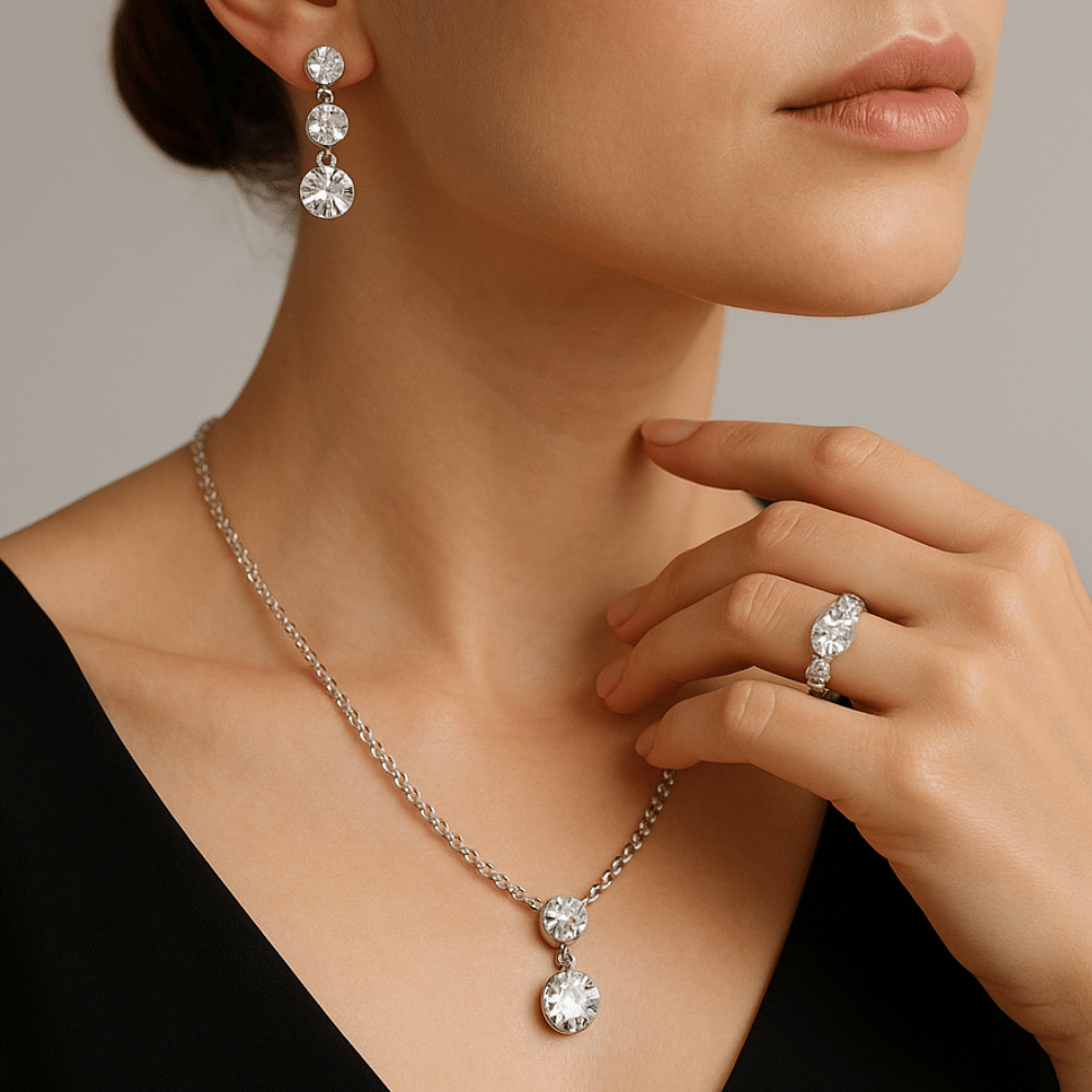 seturi din argint pentru femei cesini