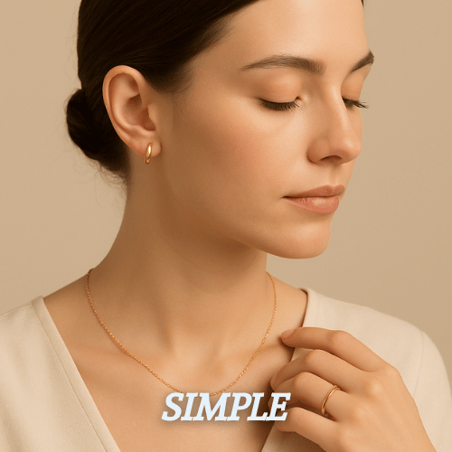 seturi din argint simple fara pietre pentru femei cesini