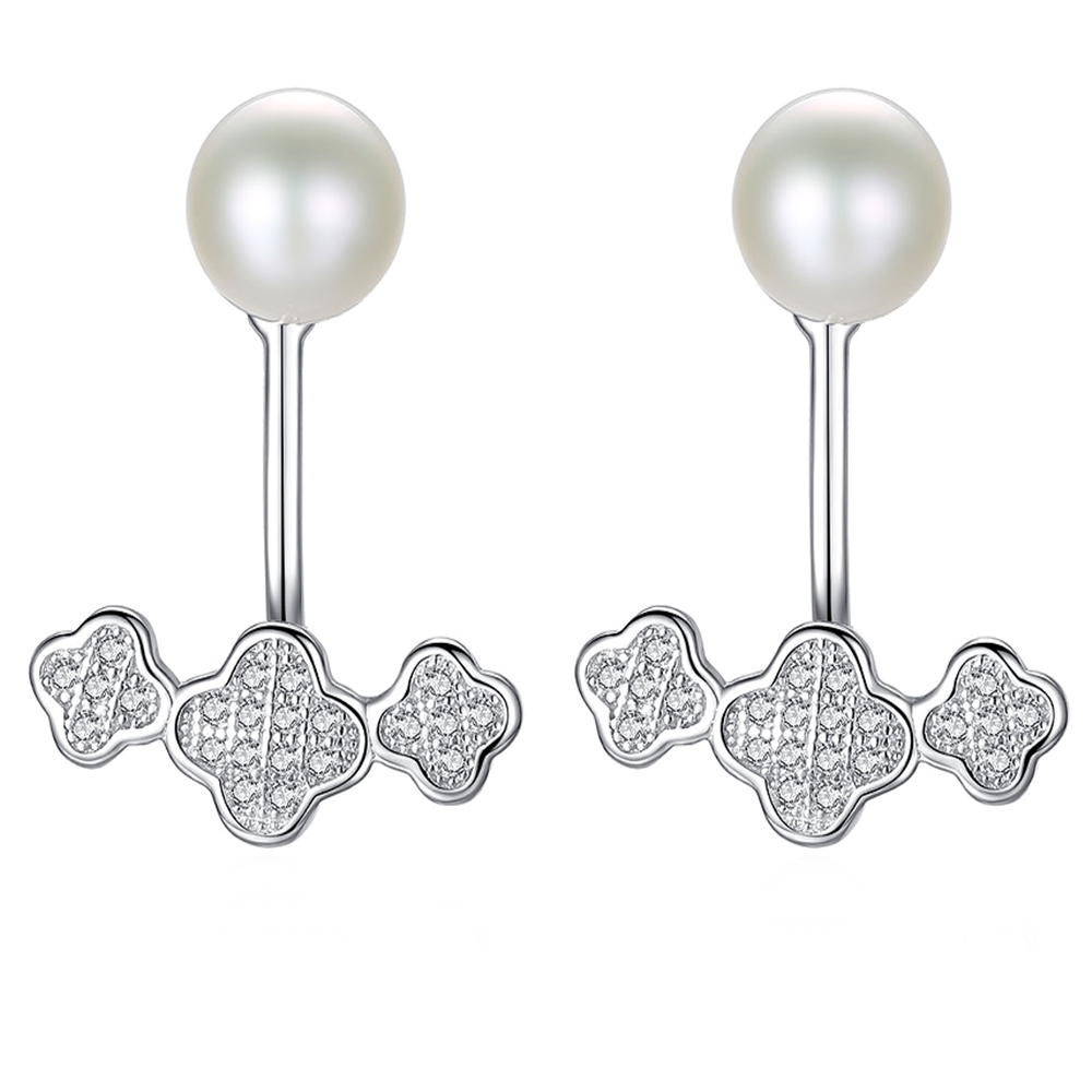 Cercei din Argint Hazel Pearls