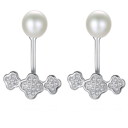Cercei din Argint Hazel Pearls
