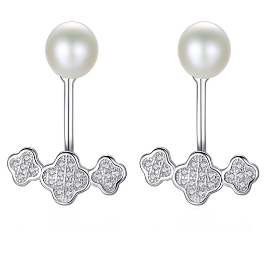 Cercei din Argint Hazel Pearls