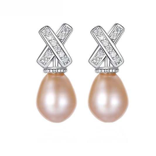 Cercei din Argint Amelia Pearls