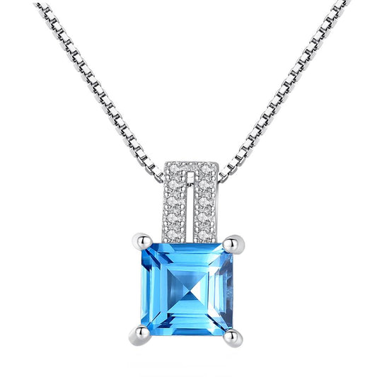 Colier din Argint Amoria Topaz