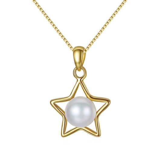 Colier din Argint Starry Pearl
