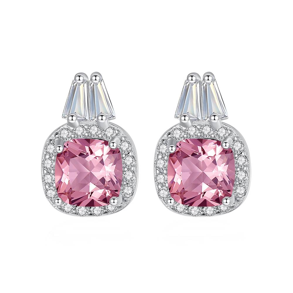 Cercei din Argint Briselle Morganite