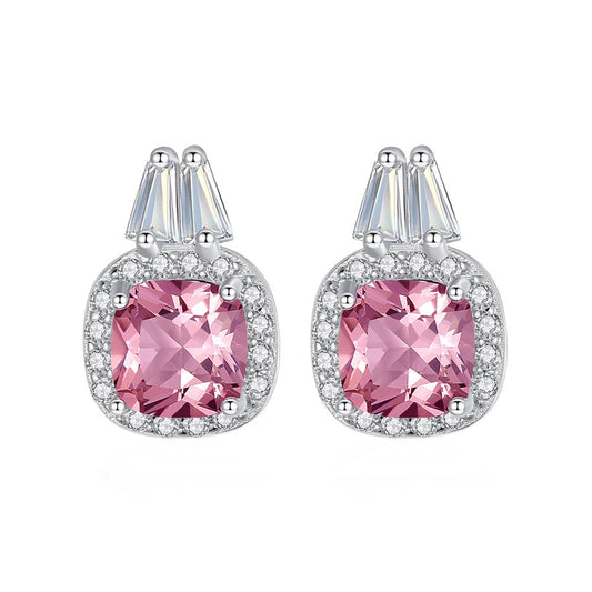 Cercei din Argint Briselle Morganite