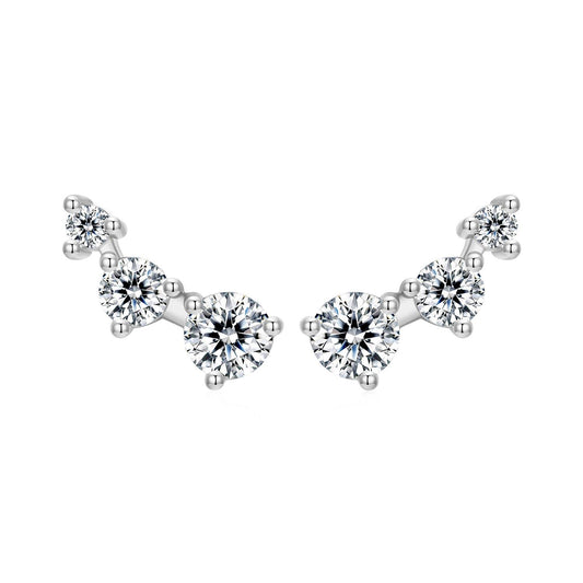 Cercei din Argint Hearts Glow Silver