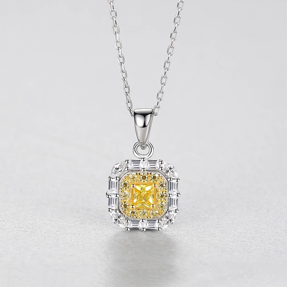 Colier din Argint Joyful Citrine