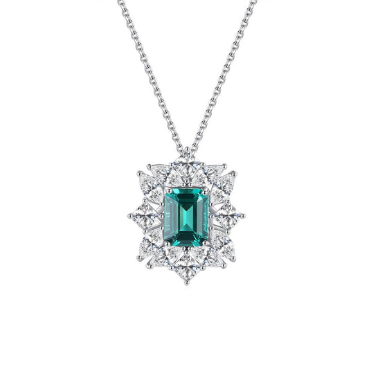 Colier din Argint Azra Emerald