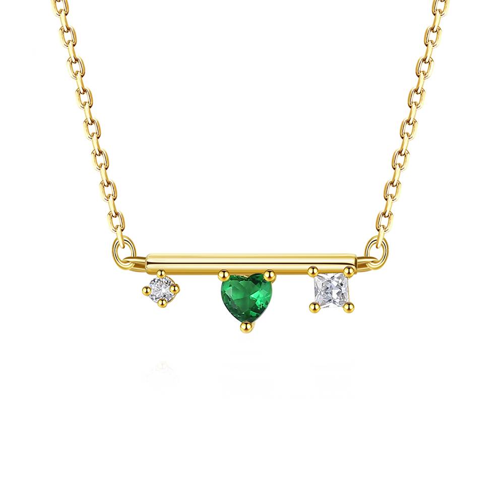 Colier din Argint Serena Emerald
