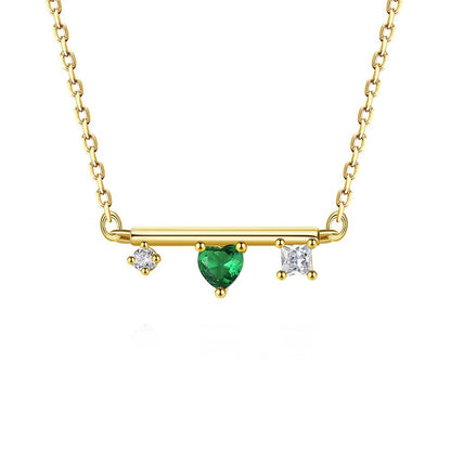 Colier din Argint Serena Emerald