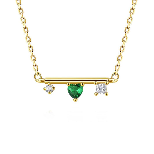 Colier din Argint Serena Emerald