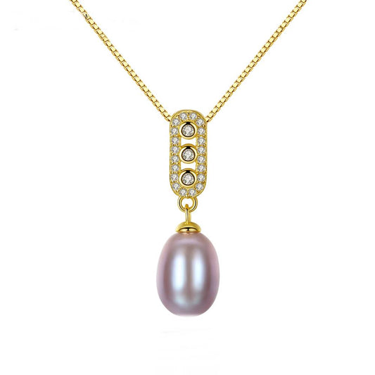 Colier din Argint Celeste Pearl