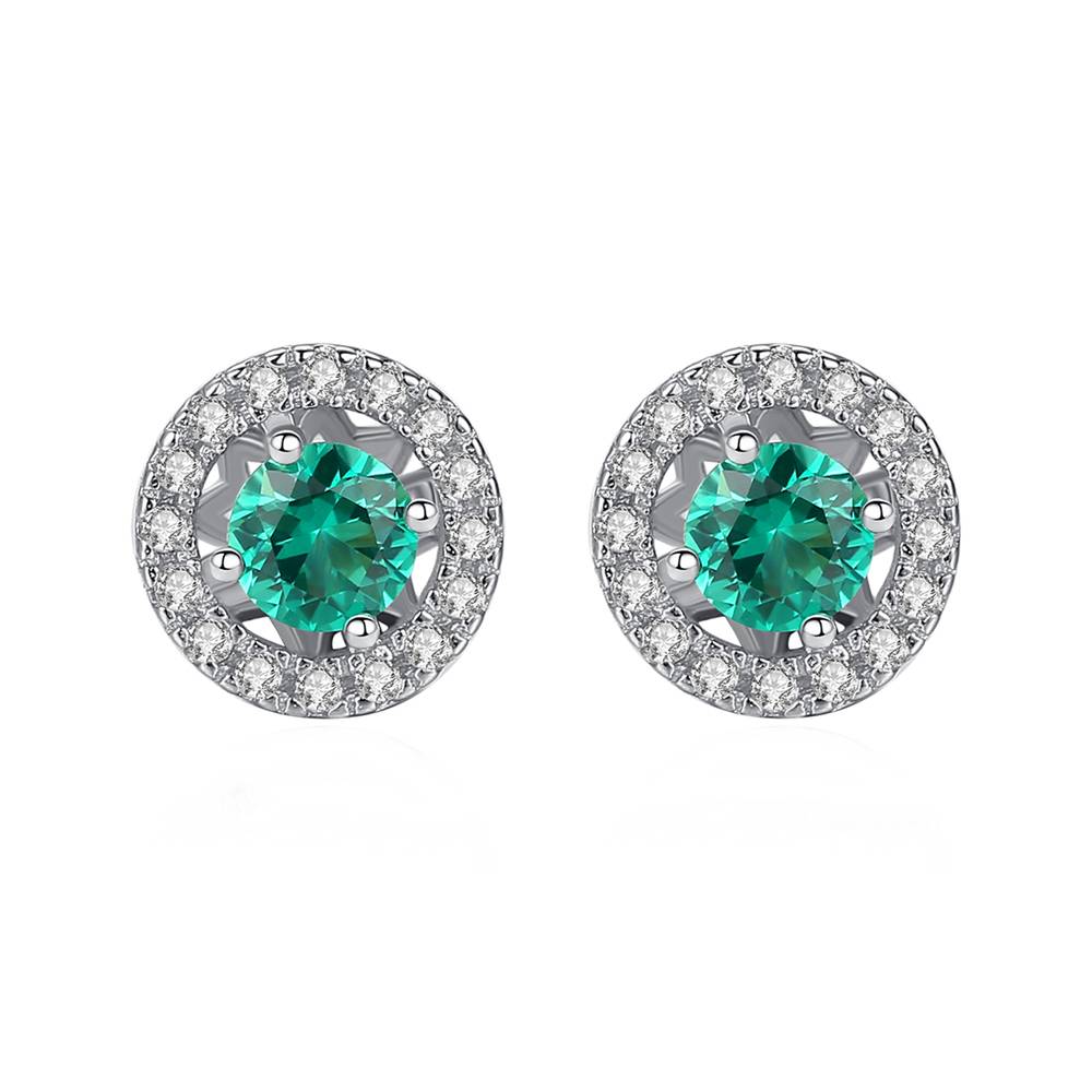 Cercei din Argint Avalis Emerald