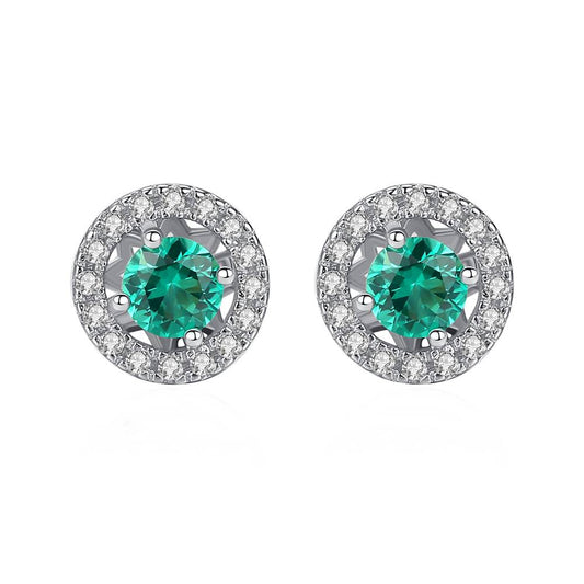 Cercei din Argint Avalis Emerald