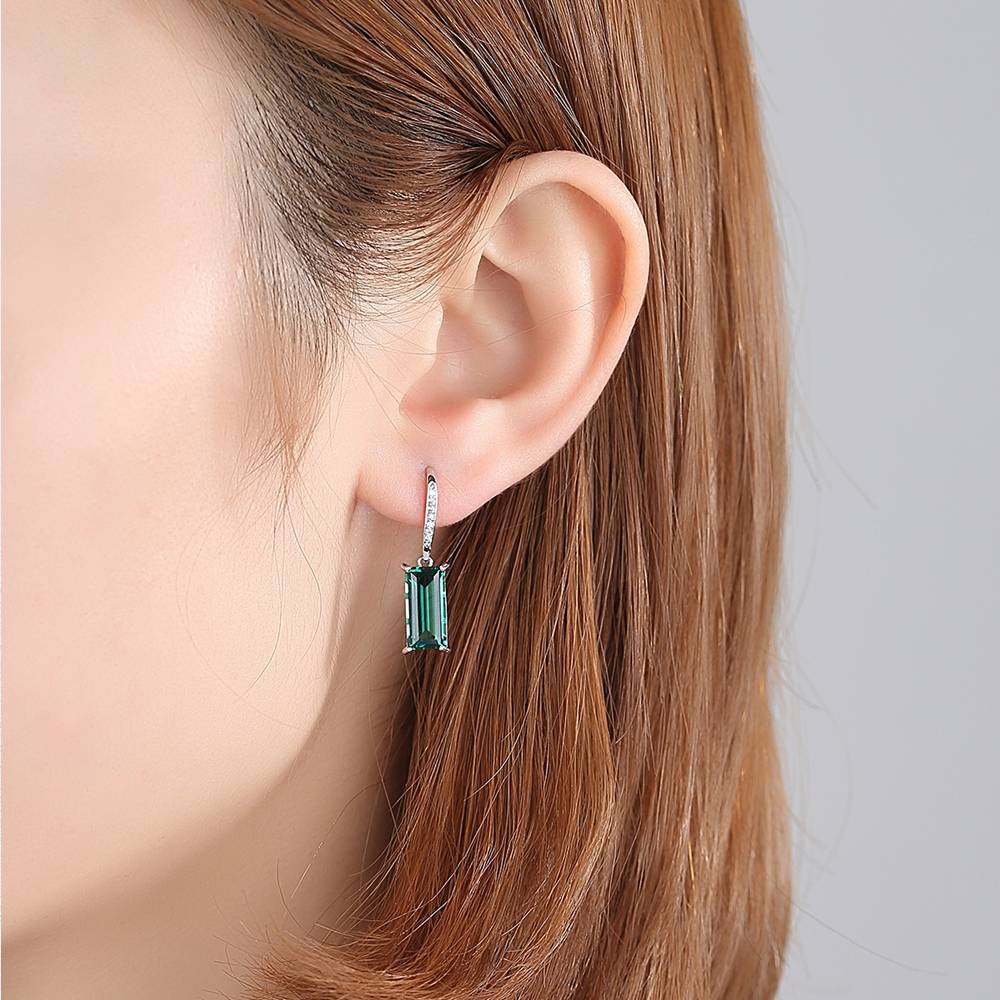 Cercei din Argint Zaya Emerald