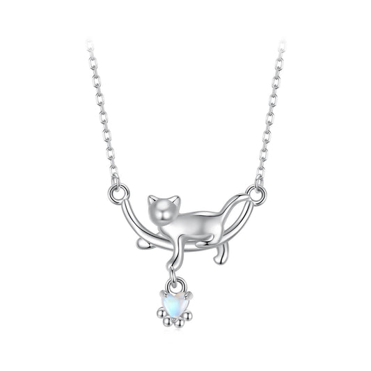Colier din Argint Cat Moonstone