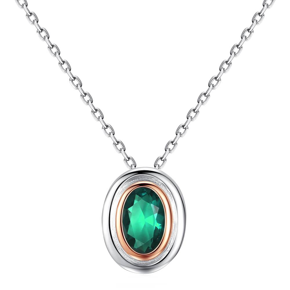 Colier din Argint Nerina Emerald