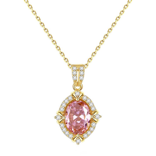 Colier din Argint Lysandra Morganite
